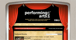 Desktop Screenshot of performingartslive.com